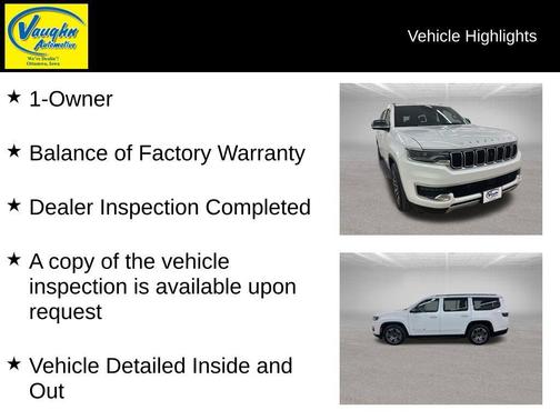 Bright White Clearcoat 2024 Jeep Wagoneer Series II 4x4