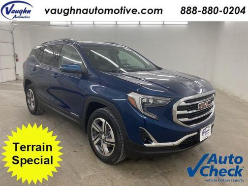 Blue Emerald Metallic 2021 GMC Terrain SLT