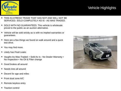 2017 Lexus RX 350 Base