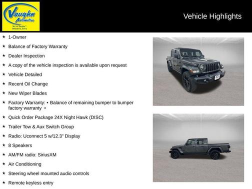 2025 Jeep Gladiator Nighthawk