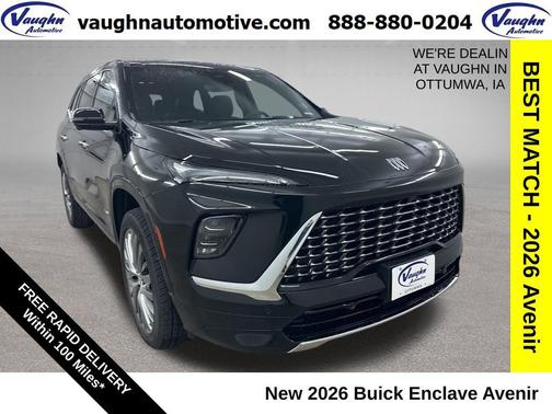 ebony twilight metallic 2026 Buick Enclave Avenir