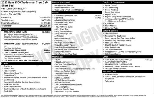 2023 RAM 1500 Tradesman