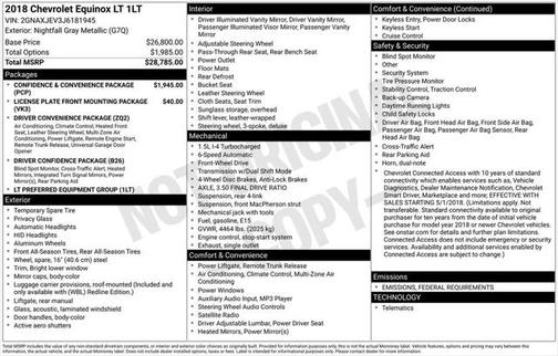 2018 Chevrolet Equinox LT