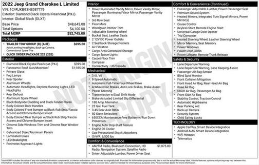 2022 Jeep Grand Cherokee L Limited