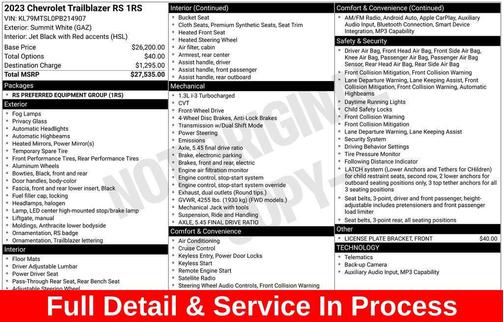 2023 Chevrolet Trailblazer RS