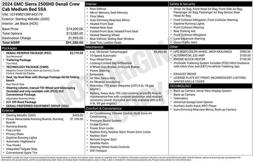 2024 GMC Sierra 2500 Denali