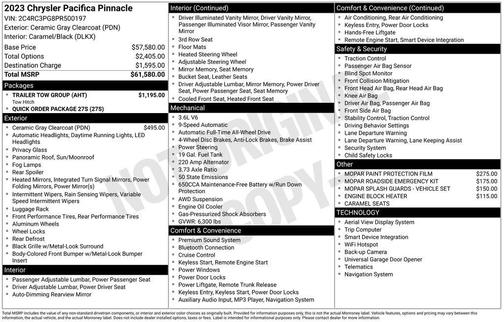 2023 Chrysler Pacifica L