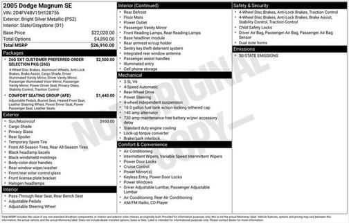 2005 Dodge Magnum SE