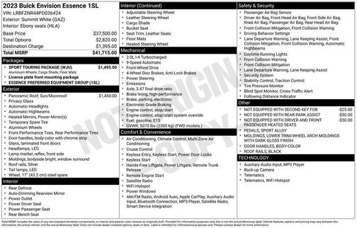 2023 Buick Envision Essence FWD