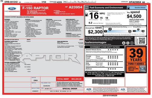 2017 Ford F-150 Raptor