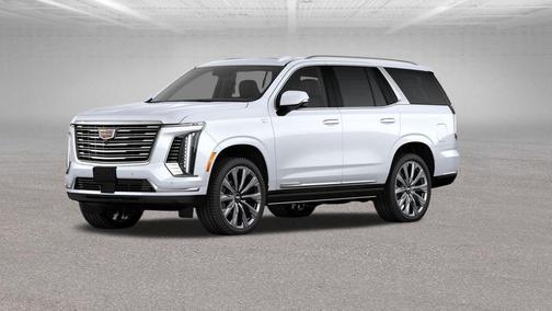 Vibrant White Tricoat 2026 Cadillac Escalade Sport Platinum