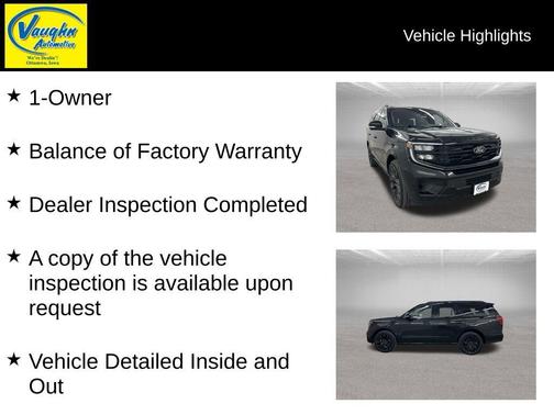 Agate Black Metallic 2025 Ford Expedition Platinum
