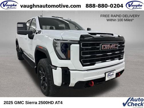 Summit White 2025 GMC Sierra 2500 AT4