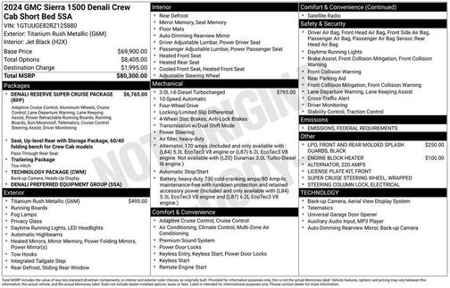 2024 GMC Sierra 1500 Denali