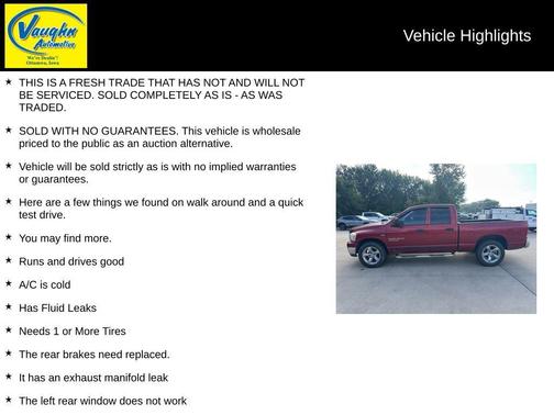 2006 Dodge Ram 1500 SLT Quad Cab