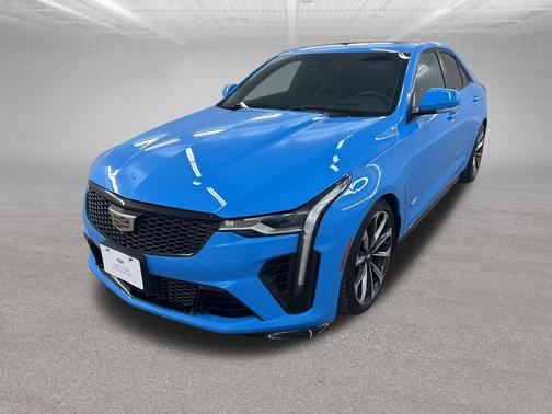 Electric Blue 2023 Cadillac CT4-V V-Series Blackwing