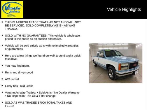 1990 GMC 1500 SLE