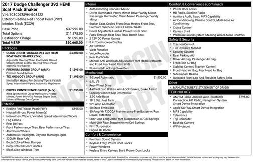 2017 Dodge Challenger R/T 392