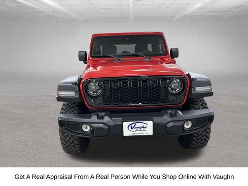 Firecracker Red Clearcoat 2025 Jeep Wrangler 4xe Willys