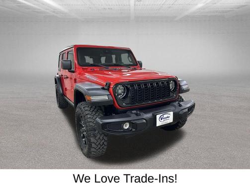 Firecracker Red Clearcoat 2025 Jeep Wrangler 4xe Willys