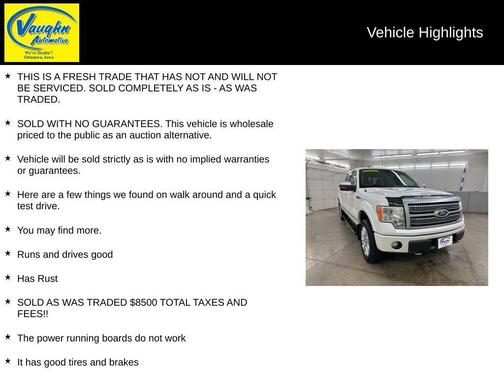 2011 Ford F-150 Platinum