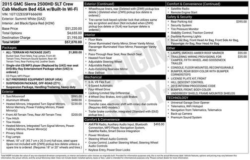 2015 GMC Sierra 2500 SLT