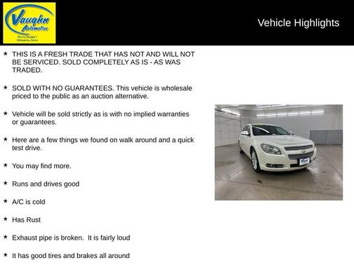 2010 Chevrolet Malibu LTZ