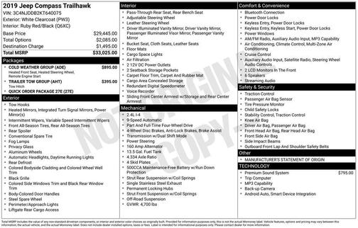 2019 Jeep Compass Trailhawk