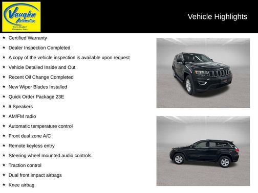 2017 Jeep Grand Cherokee Laredo