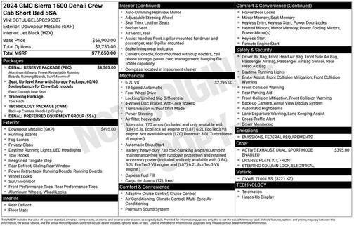 2024 GMC Sierra 1500 Denali