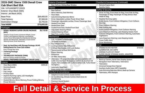 Onyx Black 2026 GMC Sierra 1500 Denali