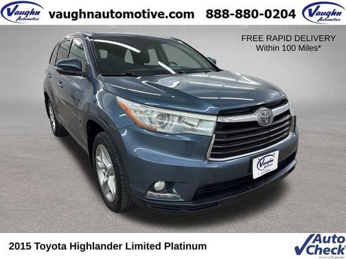 2015 Toyota Highlander Limited Platinum