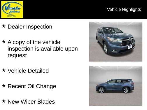 2015 Toyota Highlander Limited Platinum
