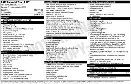 2017 Chevrolet Trax LT