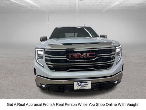 Glacier White Tricoat 2026 GMC Sierra 1500 SLT