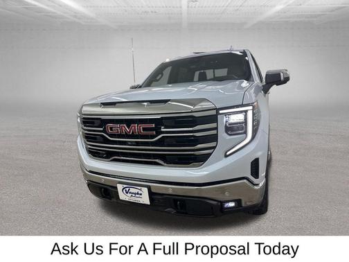 Glacier White Tricoat 2026 GMC Sierra 1500 SLT