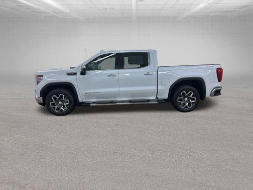 Glacier White Tricoat 2026 GMC Sierra 1500 SLT
