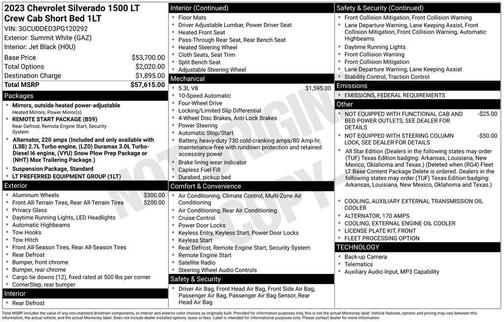 2023 Chevrolet Silverado 1500 LT