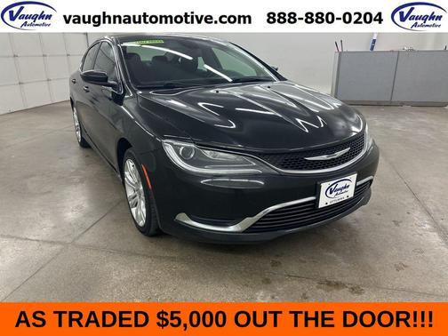 Black Clearcoat 2015 Chrysler 200 Limited