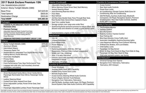 2017 Buick Enclave Premium