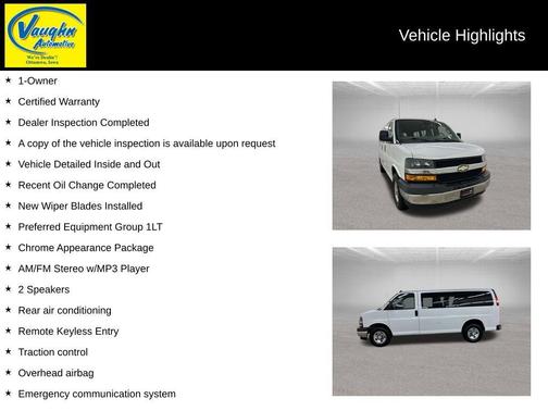 Summit White 2019 Chevrolet Express 3500 LT