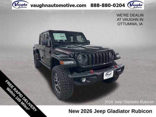 Black Clearcoat 2026 Jeep Gladiator Rubicon