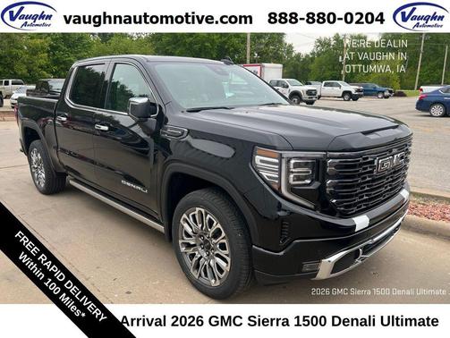 Onyx Black 2026 GMC Sierra 1500 Denali Ultimate
