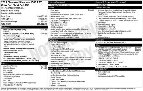 2024 Chevrolet Silverado 1500 RST