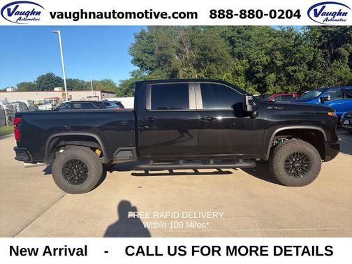Black 2025 Chevrolet Silverado 2500 4WD Crew Cab Standard Bed ZR2