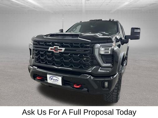 Black 2025 Chevrolet Silverado 2500 4WD Crew Cab Standard Bed ZR2