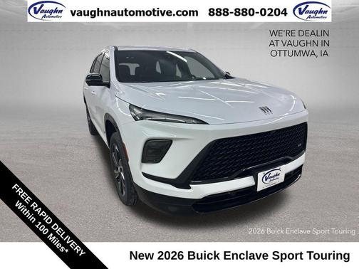summit white 2026 Buick Enclave Sport Touring