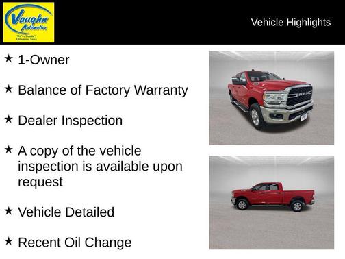 2024 RAM 2500 Big Horn Crew Cab 4x4 6'4' Box