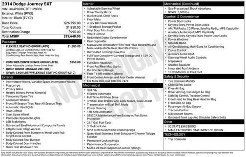 2014 Dodge Journey SXT