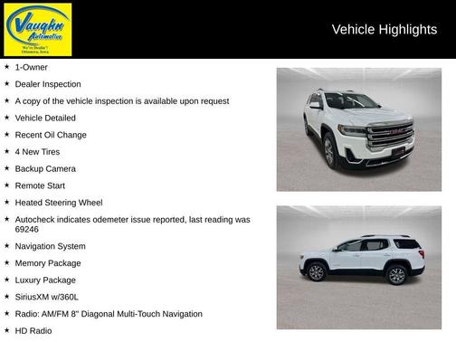 2021 GMC Acadia AWD SLT